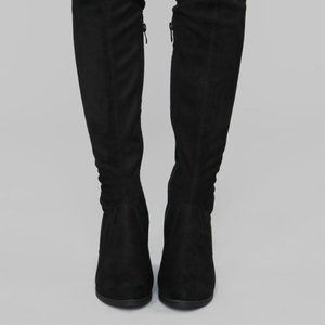 To Be Or Not Be Heeled Boot - Black